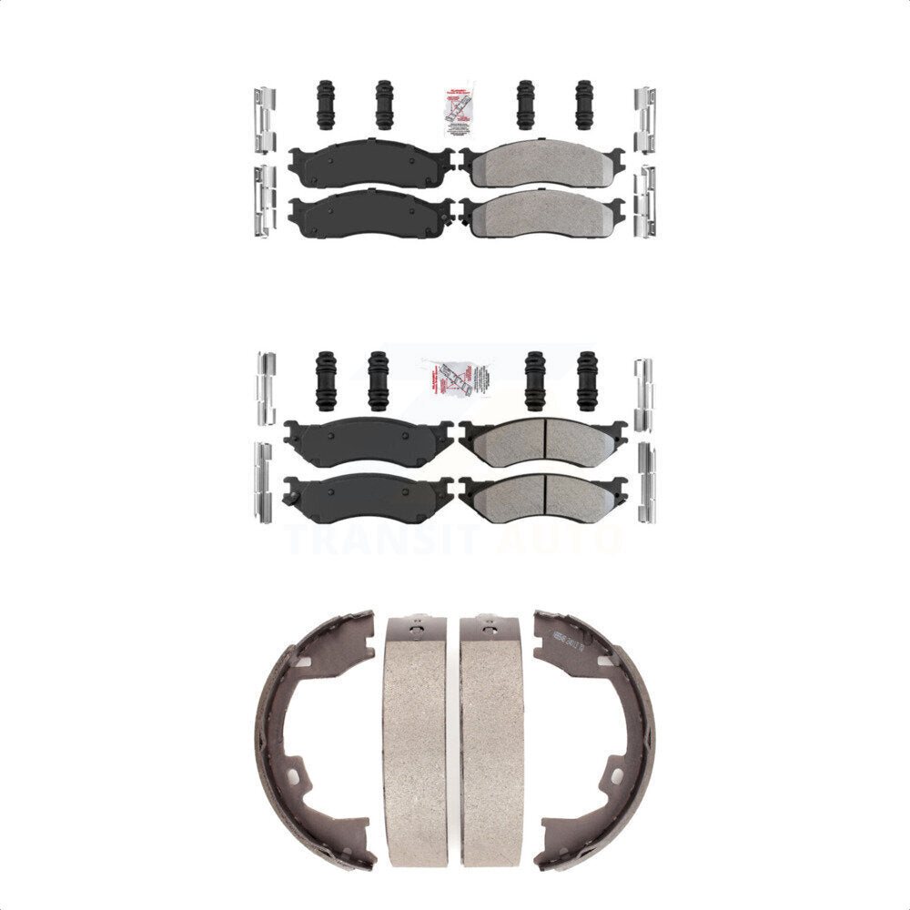 Transit Auto KNN-100535 Disc Brake Pad for 2006-2008 Dodge Ram 1500, Dodge Ram 2500, Dodge Ram 3500 - Front and Rear