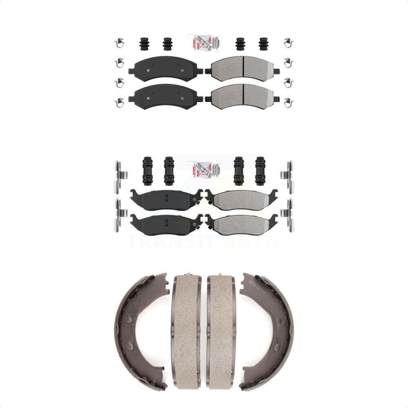 Transit Auto KNN-100536 Disc Brake Pad for 2006-2008 Dodge Ram 1500, Chrysler Aspen, Dodge Durango - Front and Rear