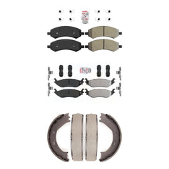 Transit Auto KNN-100537 Disc Brake Pad for 2006-2008 Dodge Ram 1500, Chrysler Aspen, Dodge Durango - Front and Rear