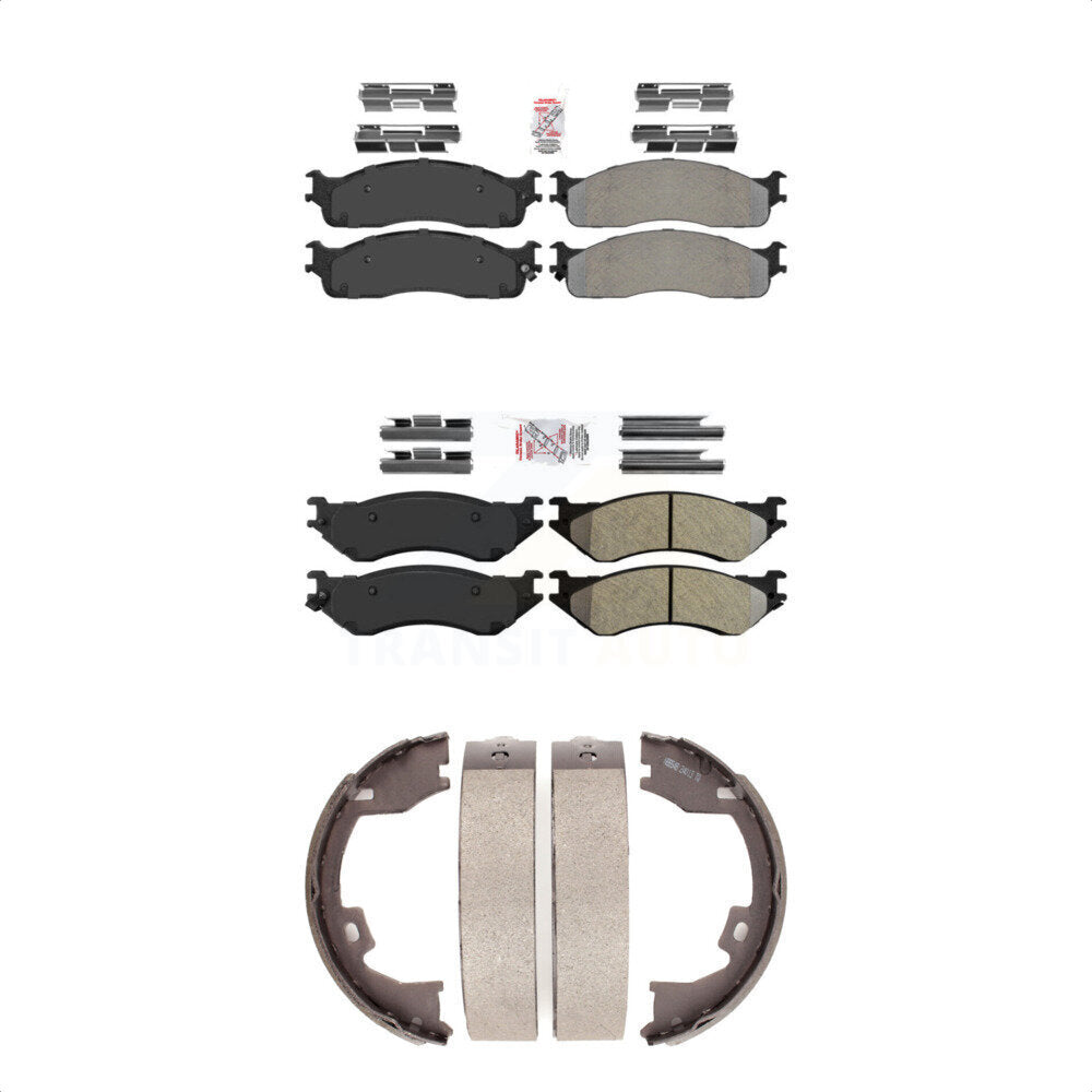 Transit Auto KNN-100538 Disc Brake Pad for 2006-2008 Dodge Ram 1500, Dodge Ram 2500, Dodge Ram 3500 - Front and Rear