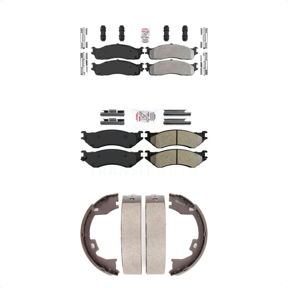 Transit Auto KNN-100539 Disc Brake Pad for 2006-2008 Dodge Ram 1500, Dodge Ram 2500, Dodge Ram 3500 - Front and Rear