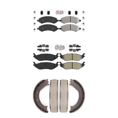 Transit Auto KNN-100540 Disc Brake Pad for 2006-2008 Dodge Ram 1500, Chrysler Aspen, Dodge Durango - Front and Rear