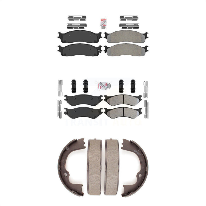 Transit Auto KNN-100542 Disc Brake Pad for 2007 Dodge Ram 1500 - Front and Rear