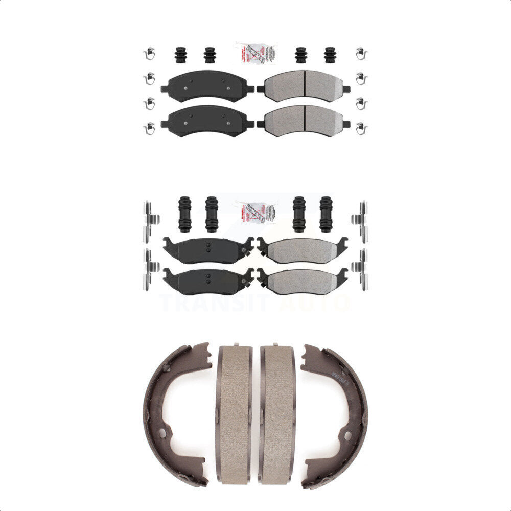 Transit Auto KNN-100544 Disc Brake Pad for 2007-2021 Ram 1500 Classic, Ram 1500 and More - Front and Rear