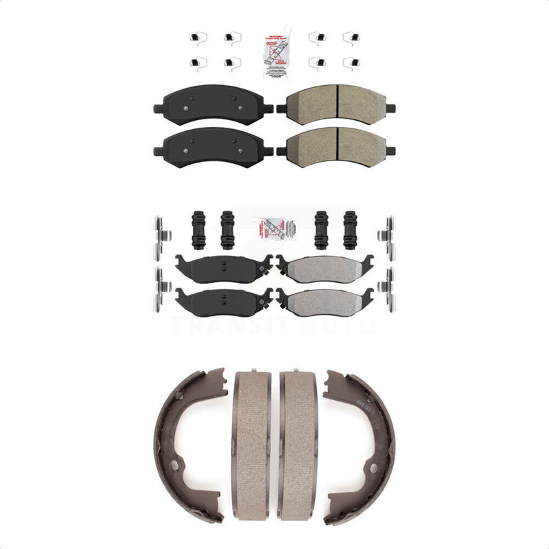 Transit Auto KNN-100545 Disc Brake Pad for 2007-2021 Ram 1500 Classic, Ram 1500 and More - Front and Rear