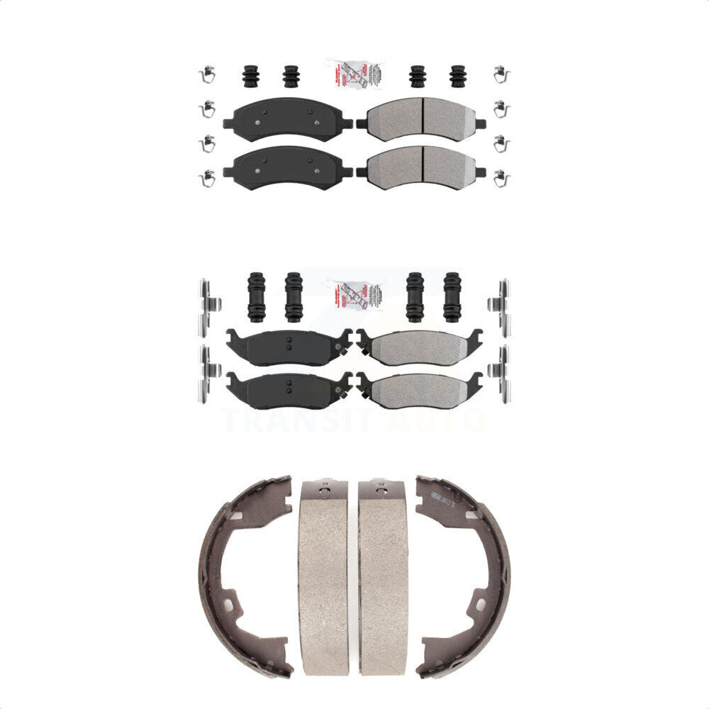 Transit Auto KNN-100546 Disc Brake Pad for 2007-2008 Dodge Ram 1500 - Front and Rear