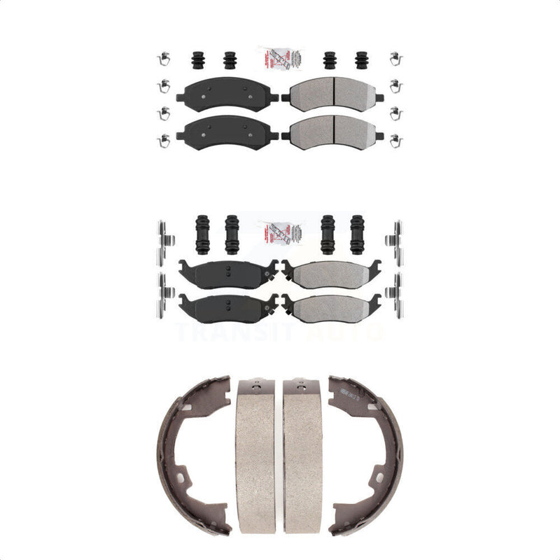 Transit Auto KNN-100546 Disc Brake Pad for 2007-2008 Dodge Ram 1500 - Front and Rear
