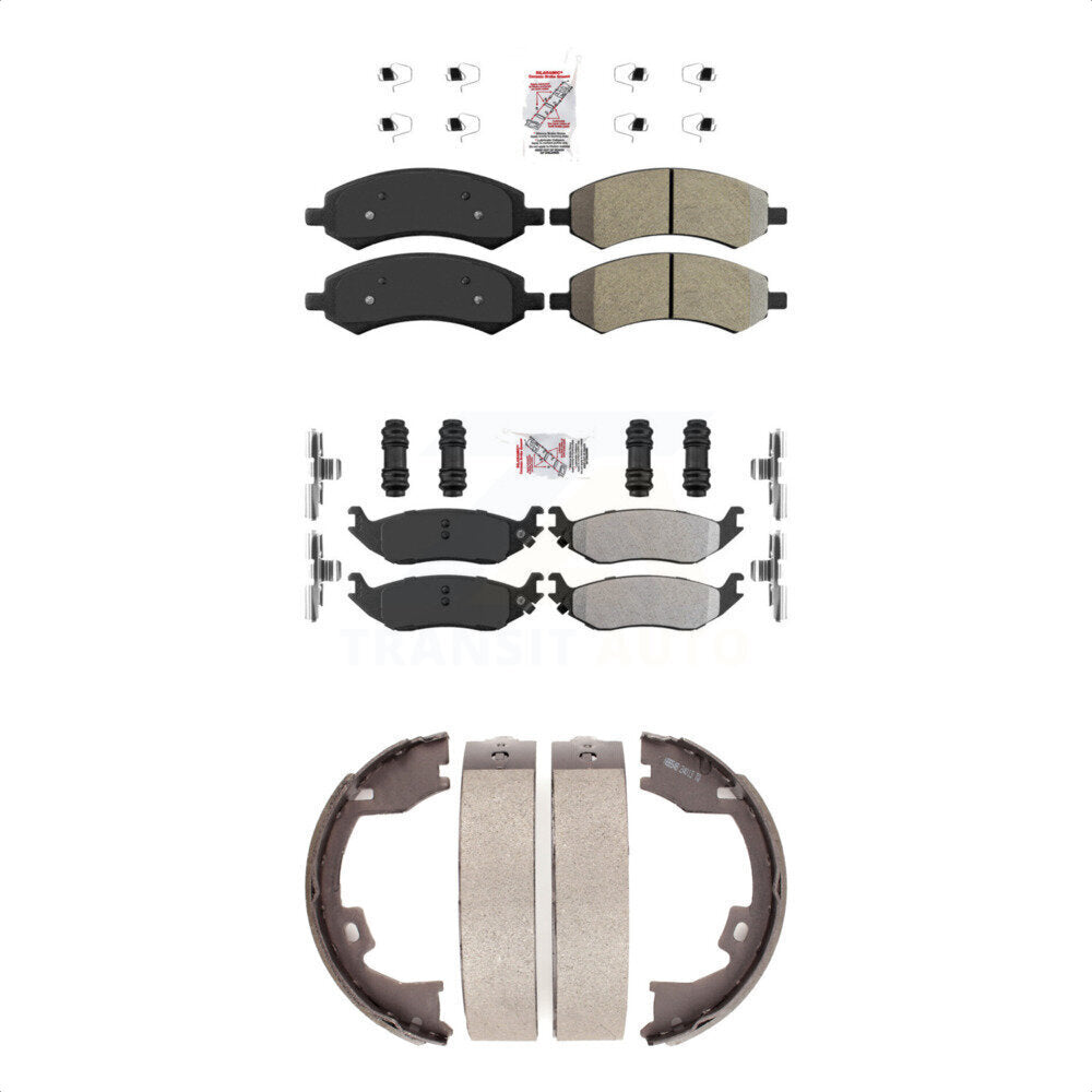 Transit Auto KNN-100547 Disc Brake Pad for 2007-2008 Dodge Ram 1500 - Front and Rear