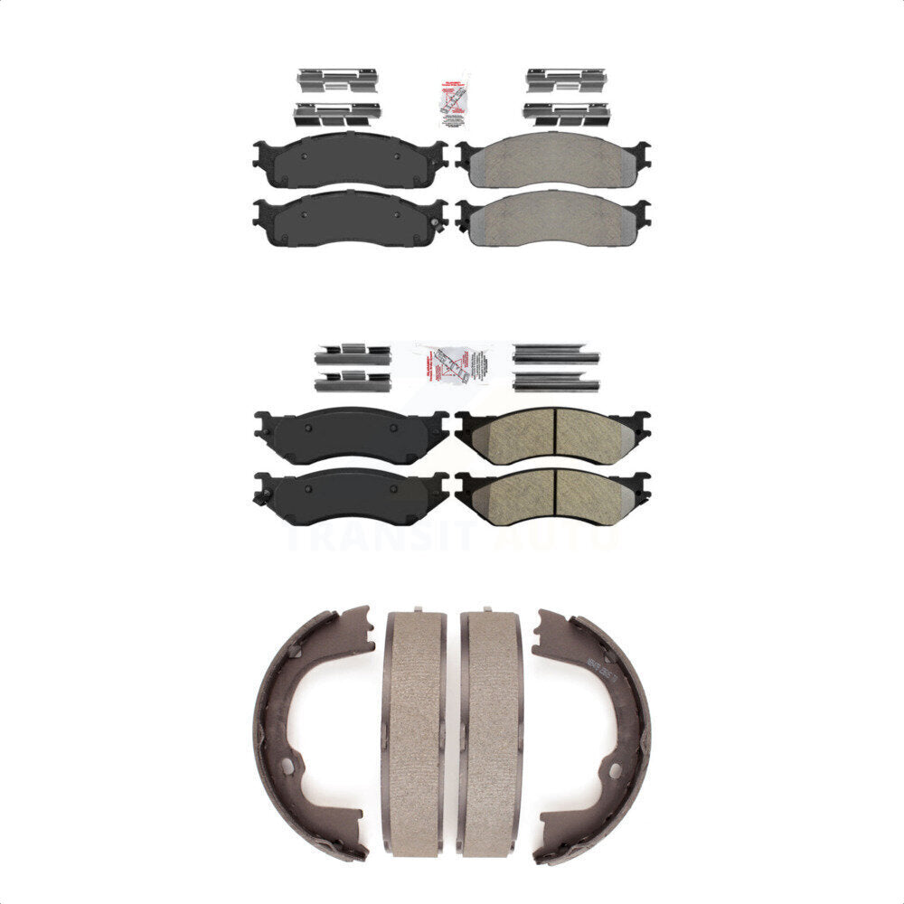 Transit Auto KNN-100548 Disc Brake Pad for 2007 Dodge Ram 1500 - Front and Rear