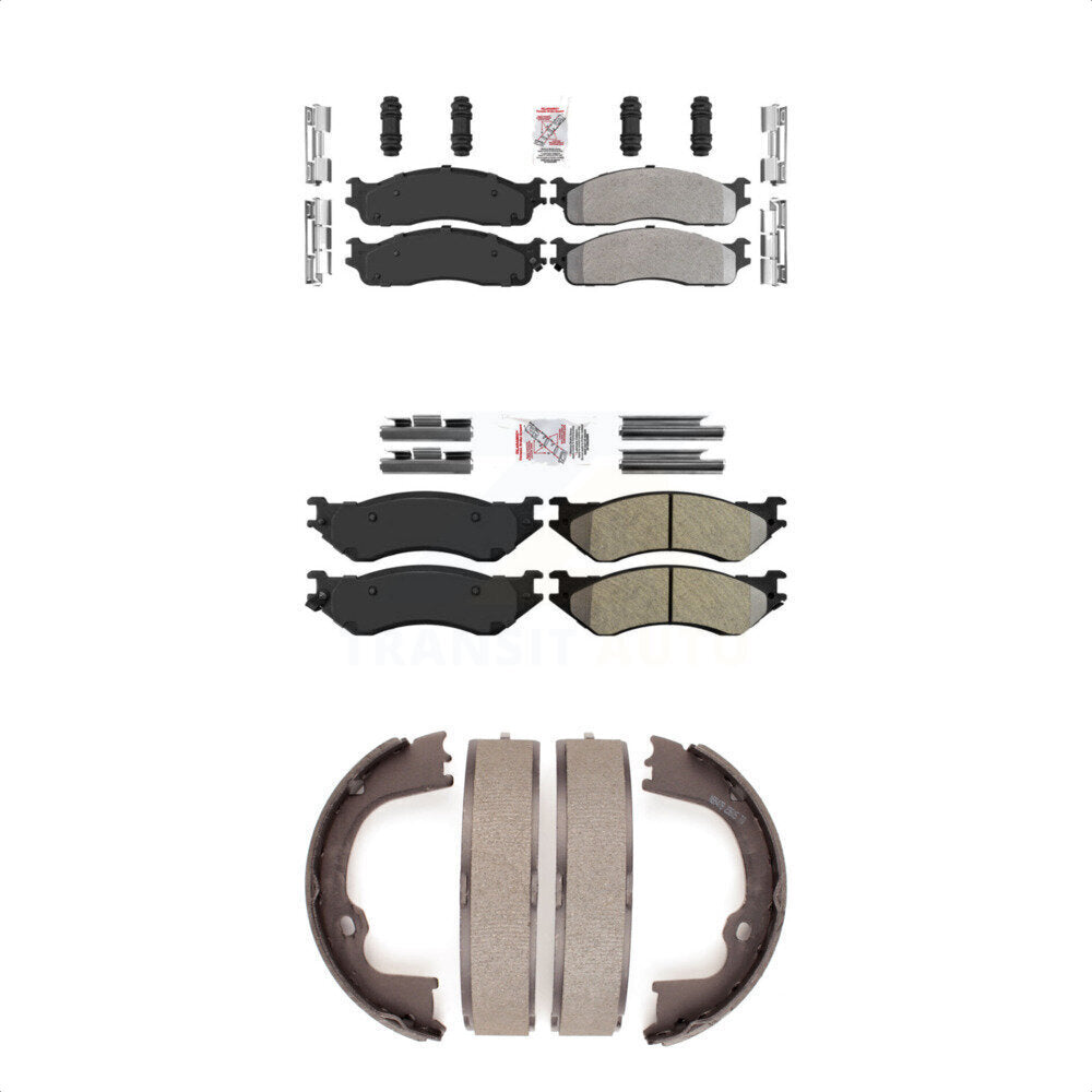 Transit Auto KNN-100549 Disc Brake Pad for 2007 Dodge Ram 1500 - Front and Rear