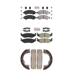 Transit Auto KNN-100550 Disc Brake Pad for 2007-2021 Ram 1500 Classic, Ram 1500 and More - Front and Rear