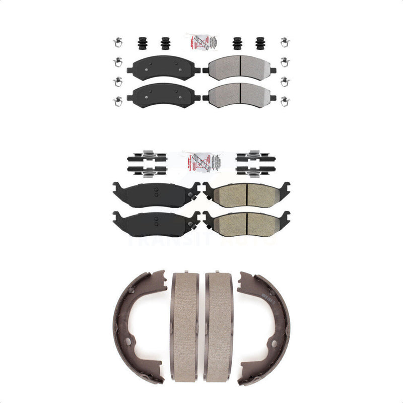 Transit Auto KNN-100550 Disc Brake Pad for 2007-2021 Ram 1500 Classic, Ram 1500 and More - Front and Rear