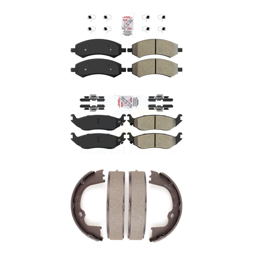Transit Auto KNN-100551 Disc Brake Pad for 2007-2021 Ram 1500 Classic, Ram 1500 and More - Front and Rear