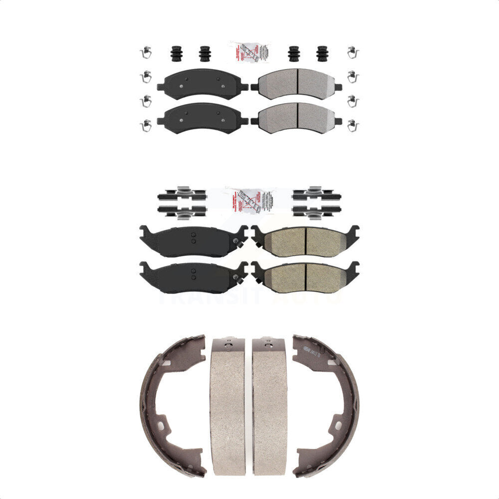 Transit Auto KNN-100552 Disc Brake Pad for 2007-2008 Dodge Ram 1500 - Front and Rear