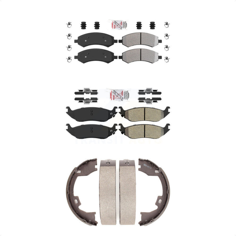 Transit Auto KNN-100552 Disc Brake Pad for 2007-2008 Dodge Ram 1500 - Front and Rear