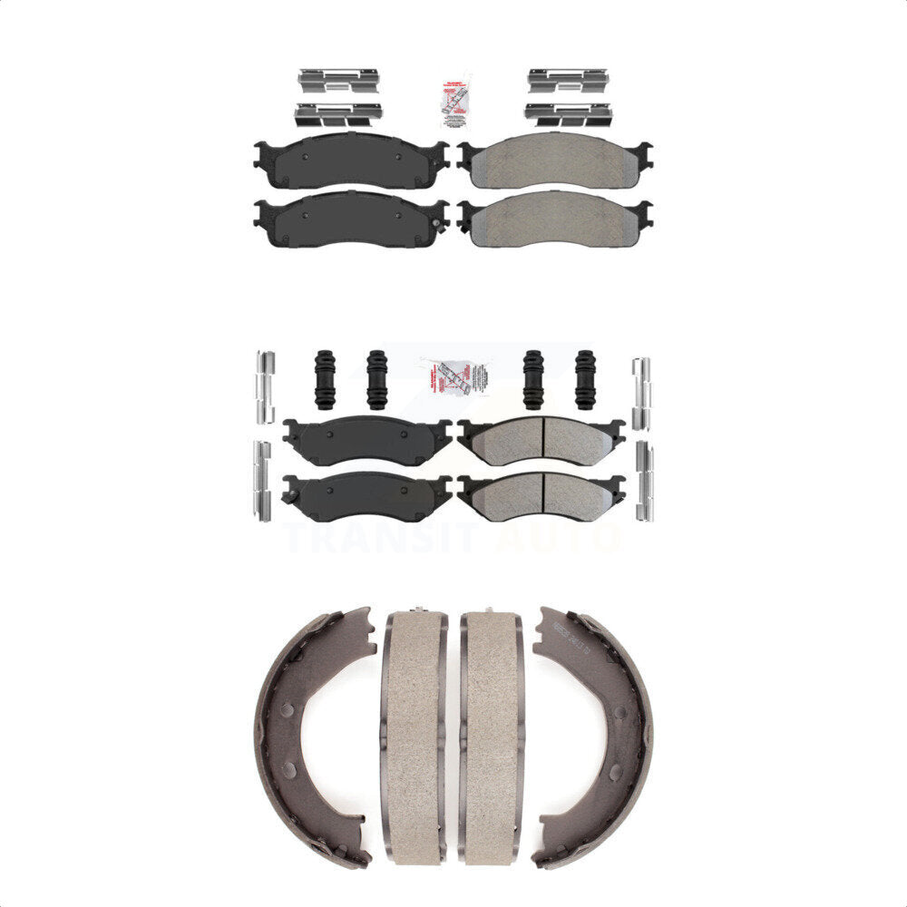 Transit Auto KNN-100558 Disc Brake Pad for 2008 Dodge Ram 1500 - Front and Rear