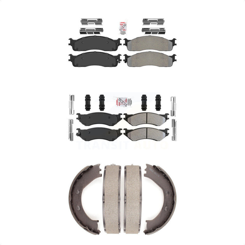 Transit Auto KNN-100558 Disc Brake Pad for 2008 Dodge Ram 1500 - Front and Rear