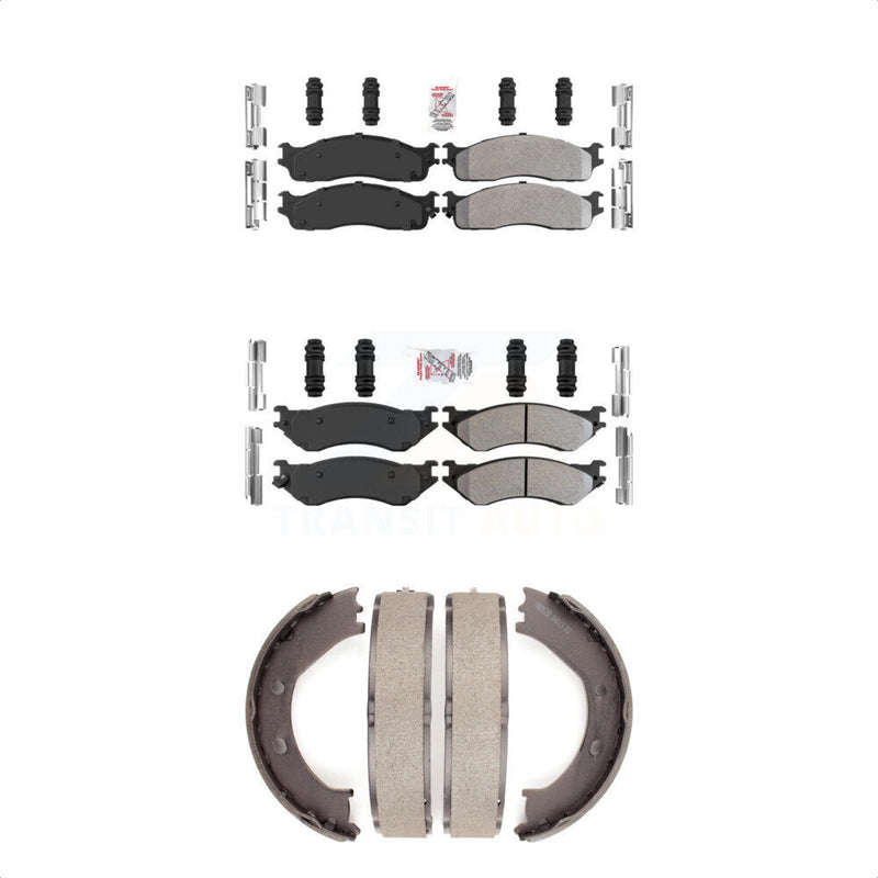 Transit Auto KNN-100559 Disc Brake Pad for 2008 Dodge Ram 1500 - Front and Rear