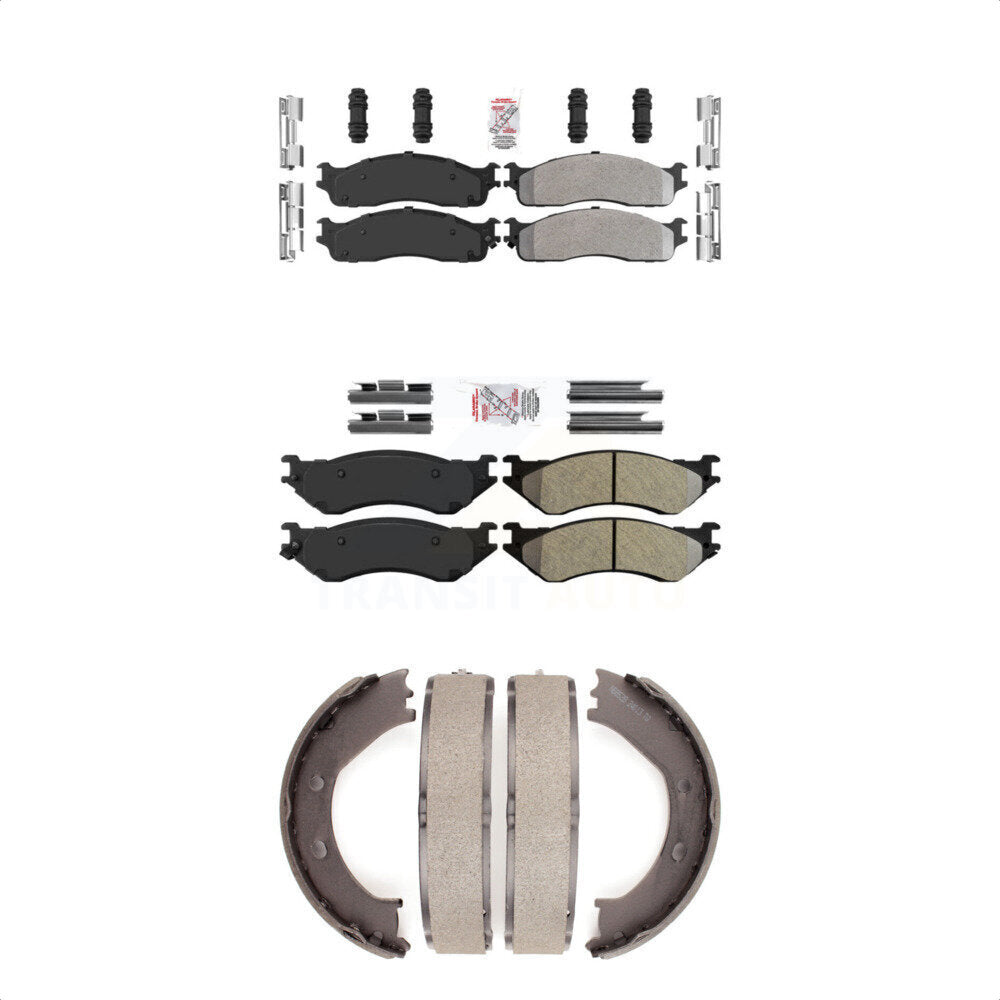 Transit Auto KNN-100561 Disc Brake Pad for 2008 Dodge Ram 1500 - Front and Rear