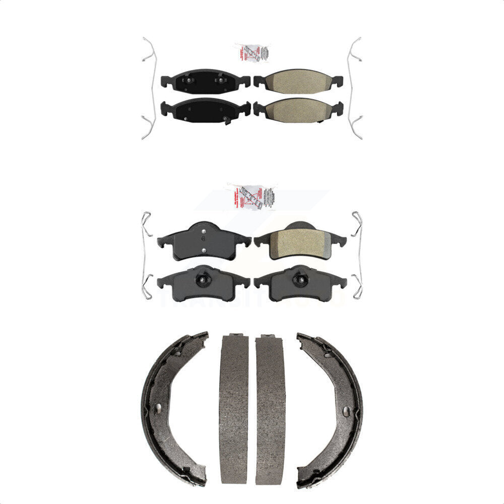 Transit Auto KNN-100563 Disc Brake Pad for 1999-2002 Jeep Grand Cherokee - Front and Rear