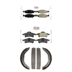 Transit Auto KNN-100563 Disc Brake Pad for 1999-2002 Jeep Grand Cherokee - Front and Rear