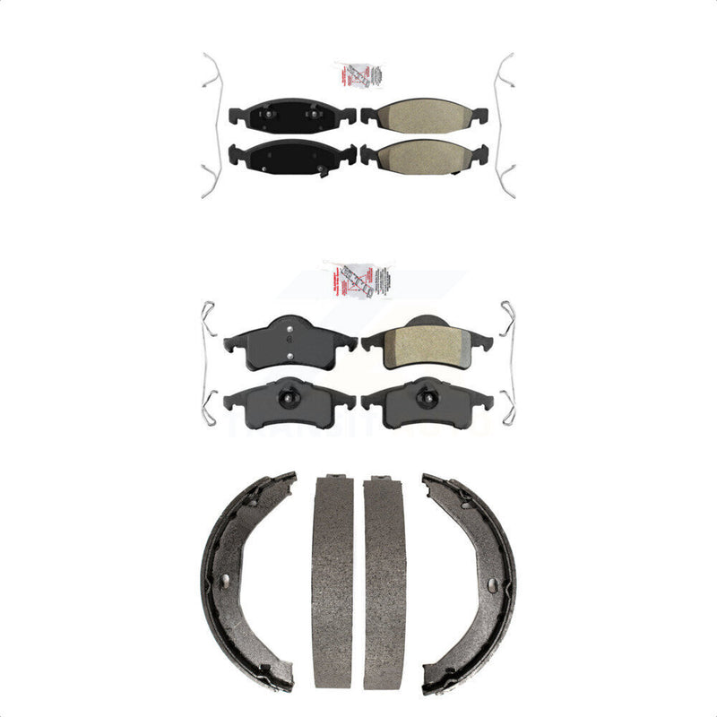 Transit Auto KNN-100563 Disc Brake Pad for 1999-2002 Jeep Grand Cherokee - Front and Rear