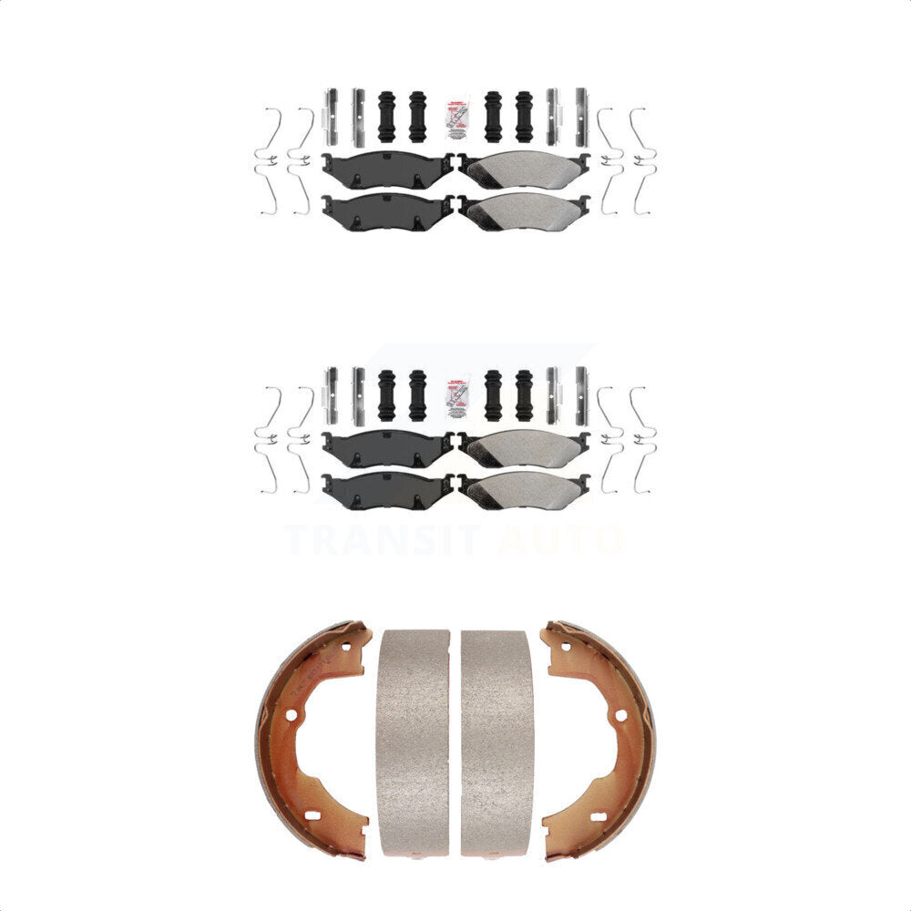 Transit Auto KNN-100564 Disc Brake Pad for 2005-2018 Ford F-59 Commercial Stripped Chassis, Ford F-450 Super Duty and More - Front and Rear