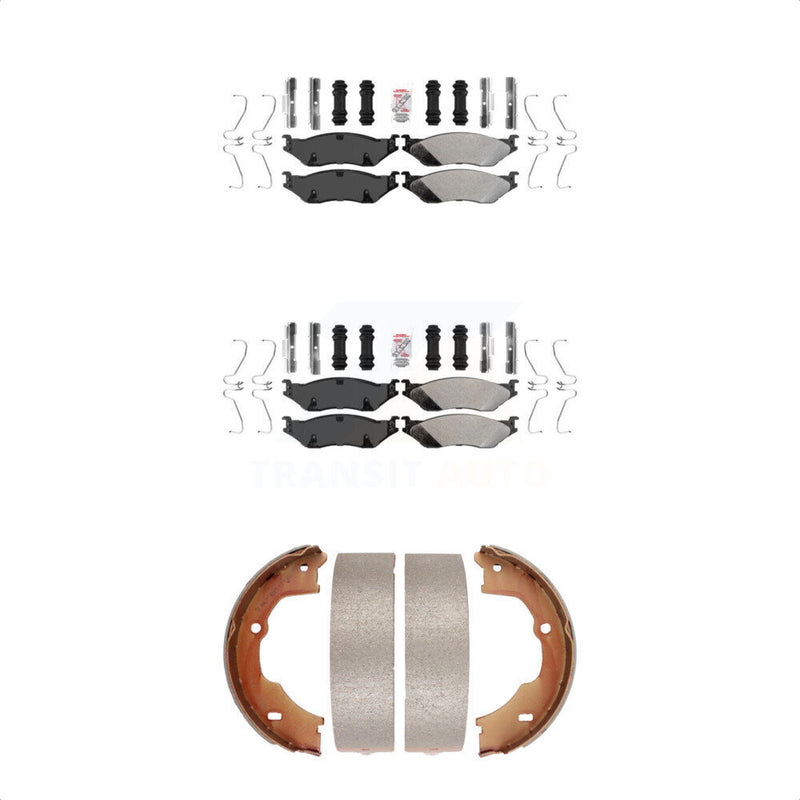 Transit Auto KNN-100564 Disc Brake Pad for 2005-2018 Ford F-59 Commercial Stripped Chassis, Ford F-450 Super Duty and More - Front and Rear
