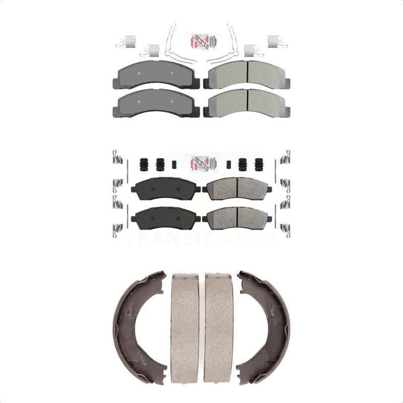 Transit Auto KNN-100568 Disc Brake Pad for 1999-2005 Ford Excursion, Ford F-250 Super Duty, Ford F-350 Super Duty - Front and Rear