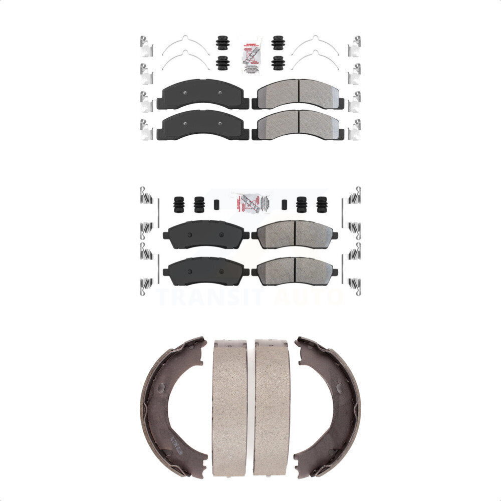 Transit Auto KNN-100569 Disc Brake Pad for 1999-2005 Ford Excursion, Ford F-250 Super Duty, Ford F-350 Super Duty - Front and Rear