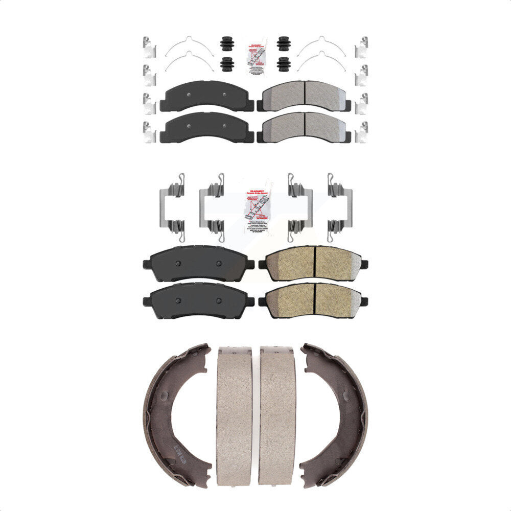 Transit Auto KNN-100571 Disc Brake Pad for 1999-2005 Ford Excursion, Ford F-250 Super Duty, Ford F-350 Super Duty - Front and Rear