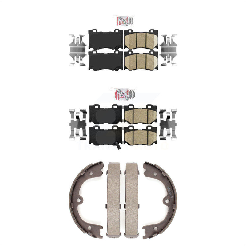 Transit Auto KNN-100573 Disc Brake Pad for 2009-2013 INFINITI FX50 - Front and Rear