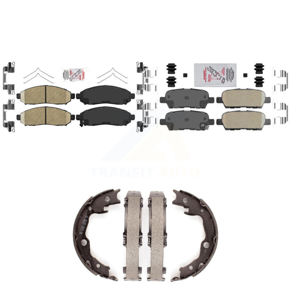 Transit Auto KNN-100577 Disc Brake Pad for 2011-2015 Nissan LEAF - Front and Rear