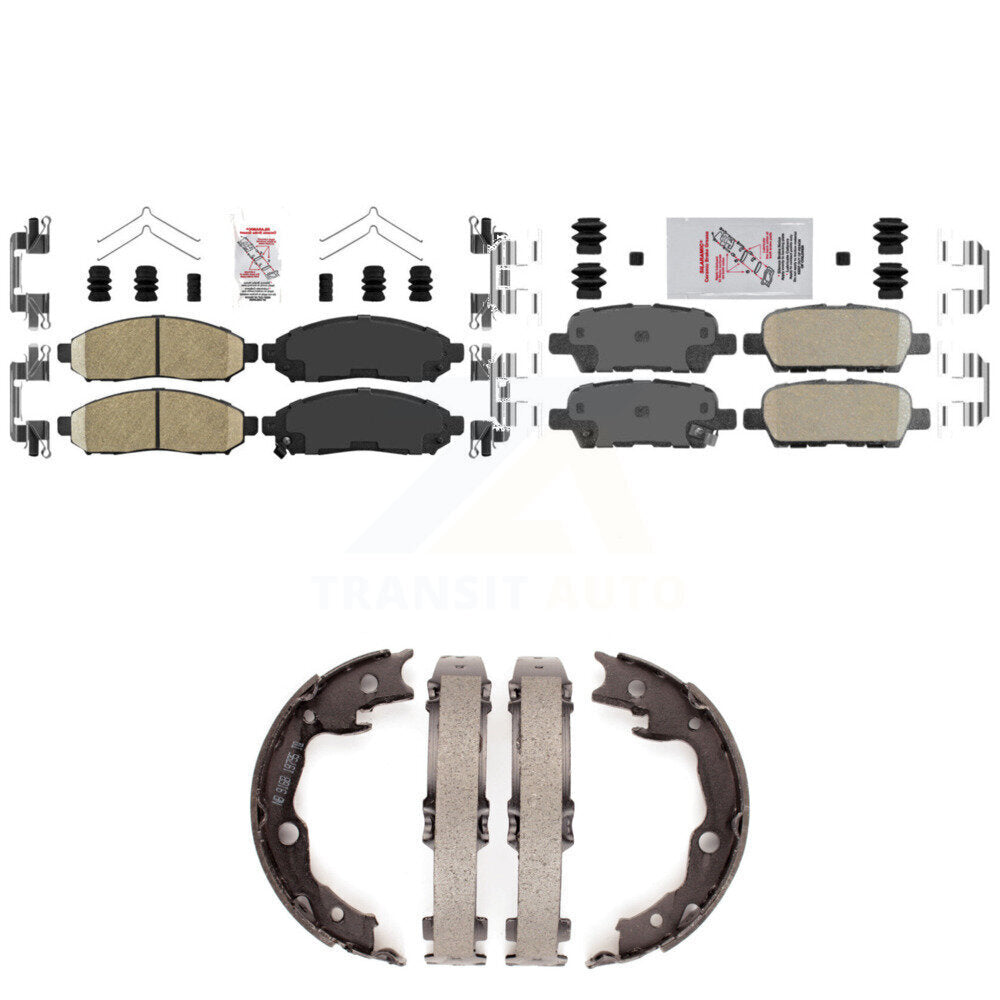 Transit Auto KNN-100578 Disc Brake Pad for 2011-2015 Nissan LEAF - Front and Rear