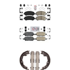 Transit Auto KNN-100581 Disc Brake Pad for 2007-2017 Nissan Juke, Nissan Rogue Select and More - Front and Rear