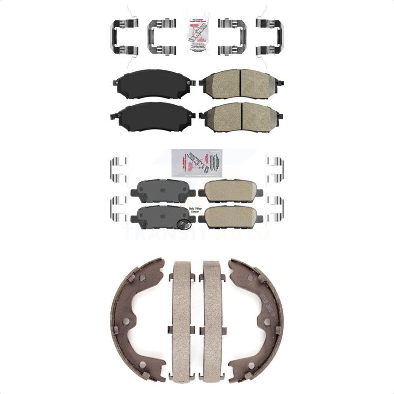 Transit Auto KNN-100583 Disc Brake Pad for 2005-2015 INFINITI QX50, INFINITI EX37 and More - Front and Rear