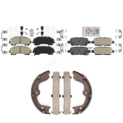 Transit Auto KNN-100593 Disc Brake Pad for 2016-2017 INFINITI QX50 - Front and Rear