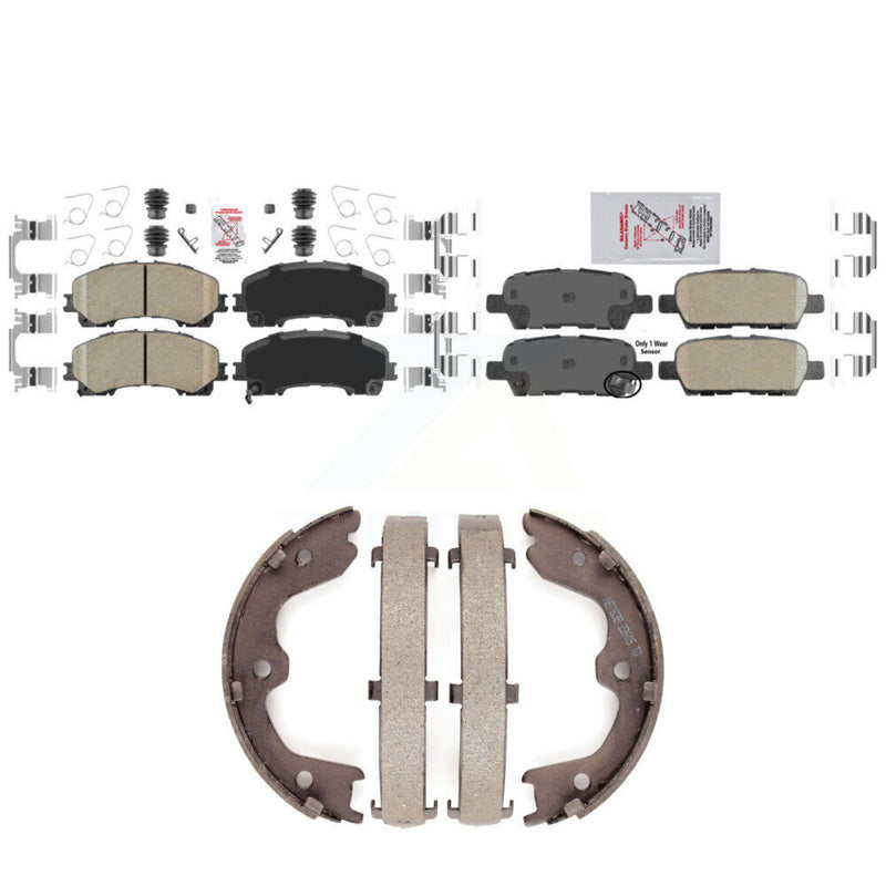 Transit Auto KNN-100593 Disc Brake Pad for 2016-2017 INFINITI QX50 - Front and Rear