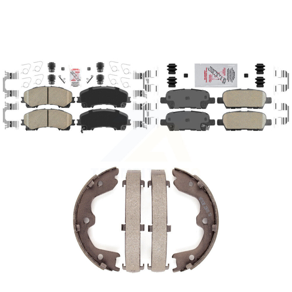 Transit Auto KNN-100595 Disc Brake Pad for 2016-2017 INFINITI QX50 - Front and Rear