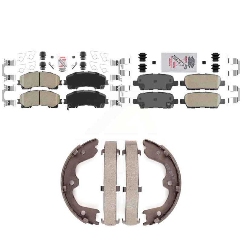 Transit Auto KNN-100595 Disc Brake Pad for 2016-2017 INFINITI QX50 - Front and Rear