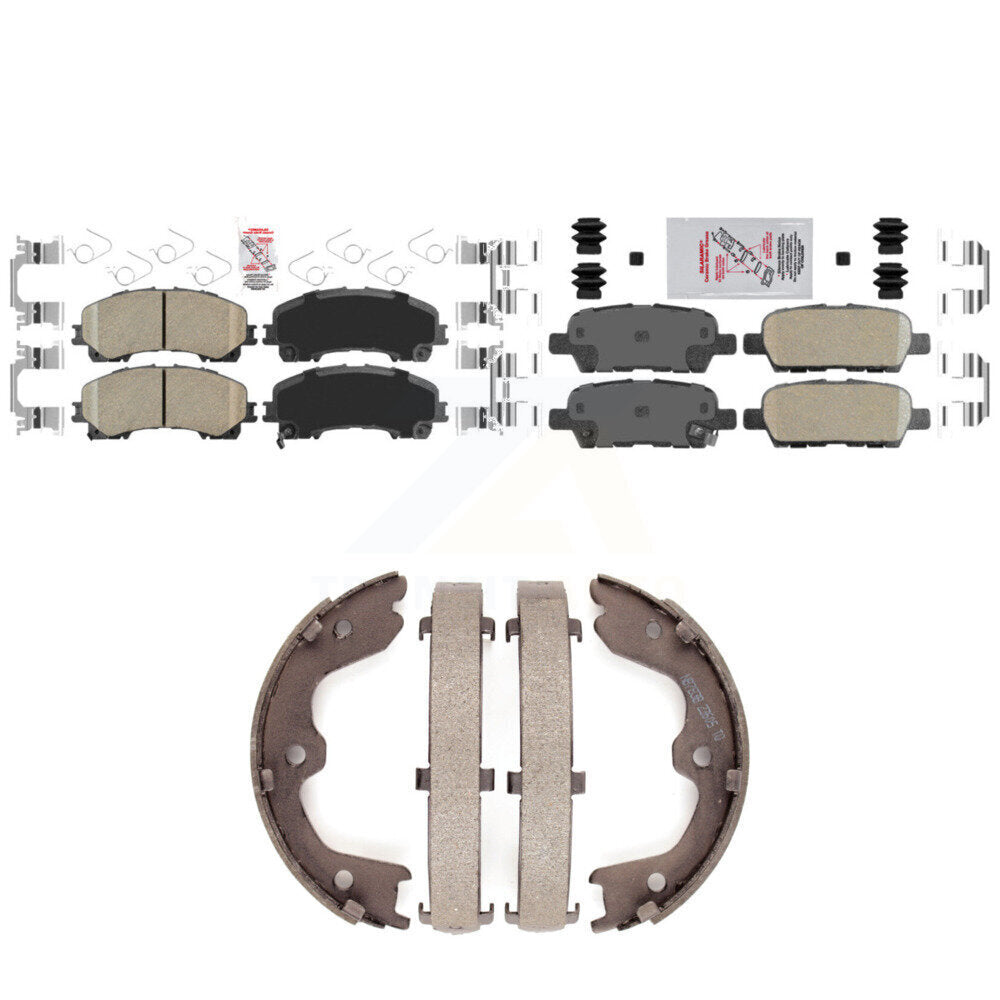 Transit Auto KNN-100596 Disc Brake Pad for 2016-2017 INFINITI QX50 - Front and Rear