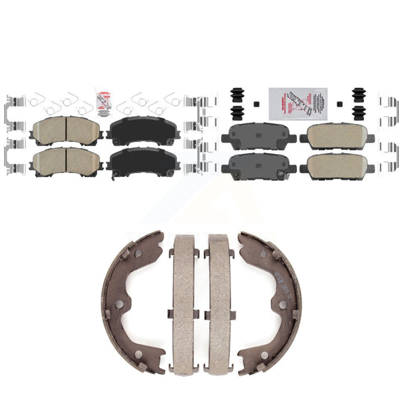 Transit Auto KNN-100596 Disc Brake Pad for 2016-2017 INFINITI QX50 - Front and Rear