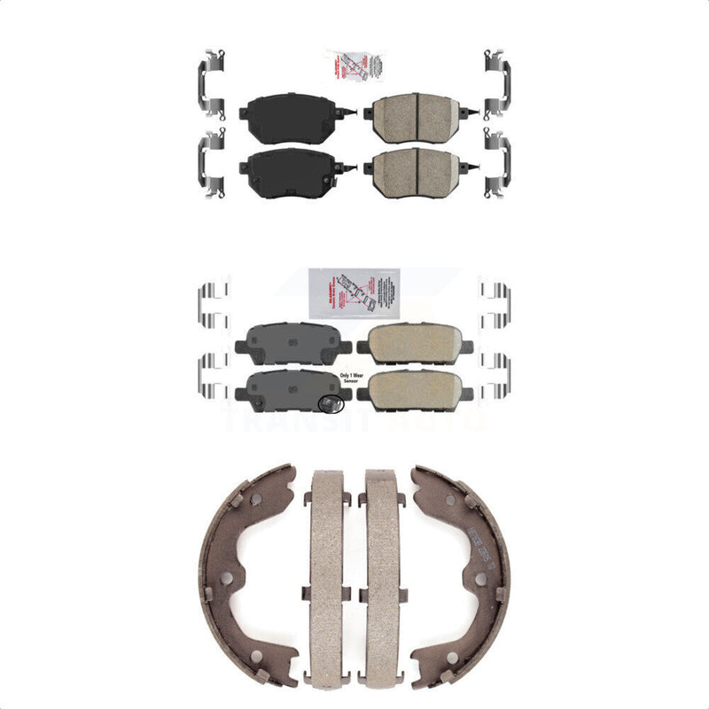 Transit Auto KNN-100597 Disc Brake Pad for 2003-2008 INFINITI FX35, INFINITI FX45 and More - Front and Rear