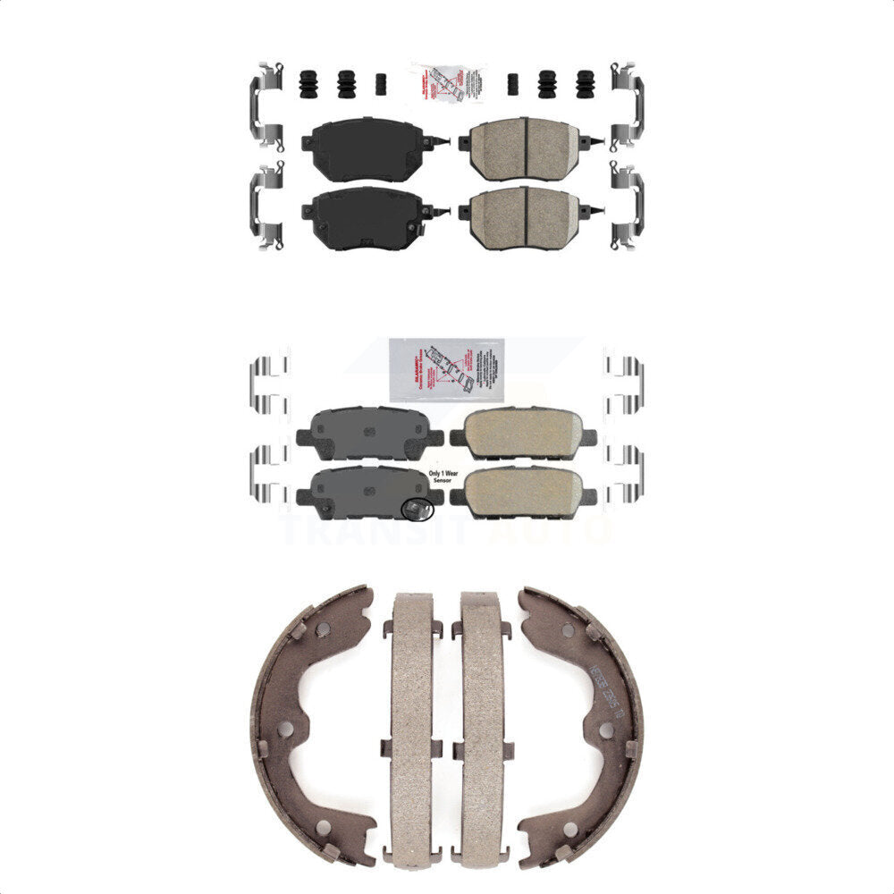 Transit Auto KNN-100598 Disc Brake Pad for 2003-2008 INFINITI FX35, INFINITI FX45 and More - Front and Rear
