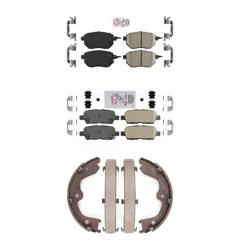 Transit Auto KNN-100599 Disc Brake Pad for 2003-2008 INFINITI FX35, INFINITI FX45 and More - Front and Rear