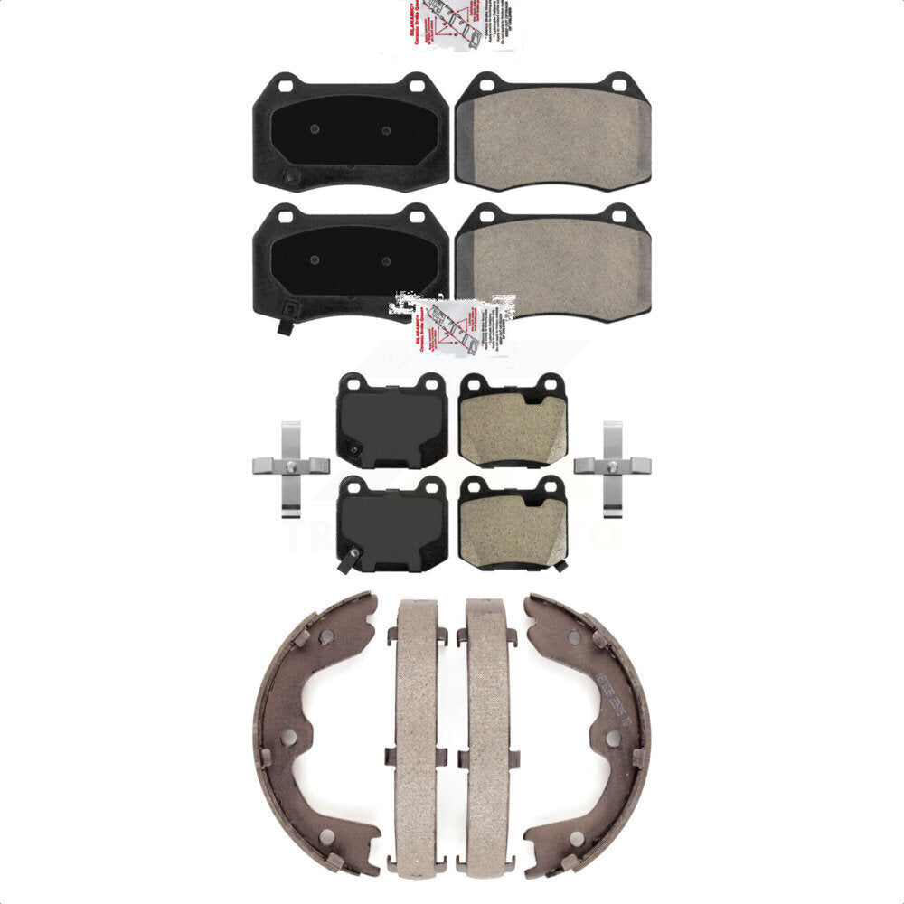 Transit Auto KNN-100603 Disc Brake Pad for 2003-2009 INFINITI G35, Nissan 350Z - Front and Rear