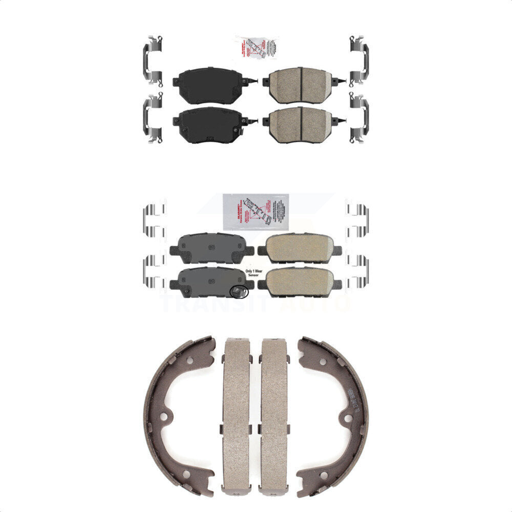 Transit Auto KNN-100606 Disc Brake Pad for 2003-2012 Nissan Murano - Front and Rear