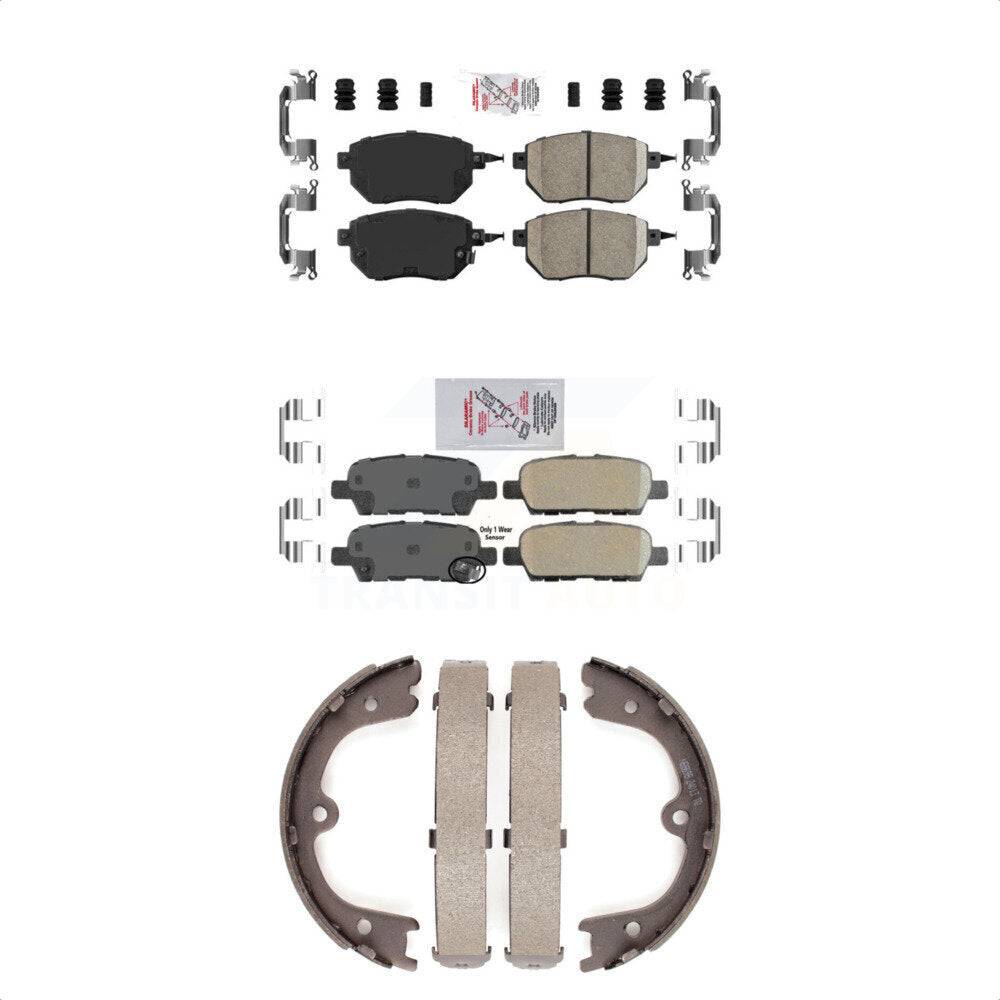 Transit Auto KNN-100607 Disc Brake Pad for 2003-2012 Nissan Murano - Front and Rear