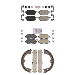Transit Auto KNN-100607 Disc Brake Pad for 2003-2012 Nissan Murano - Front and Rear
