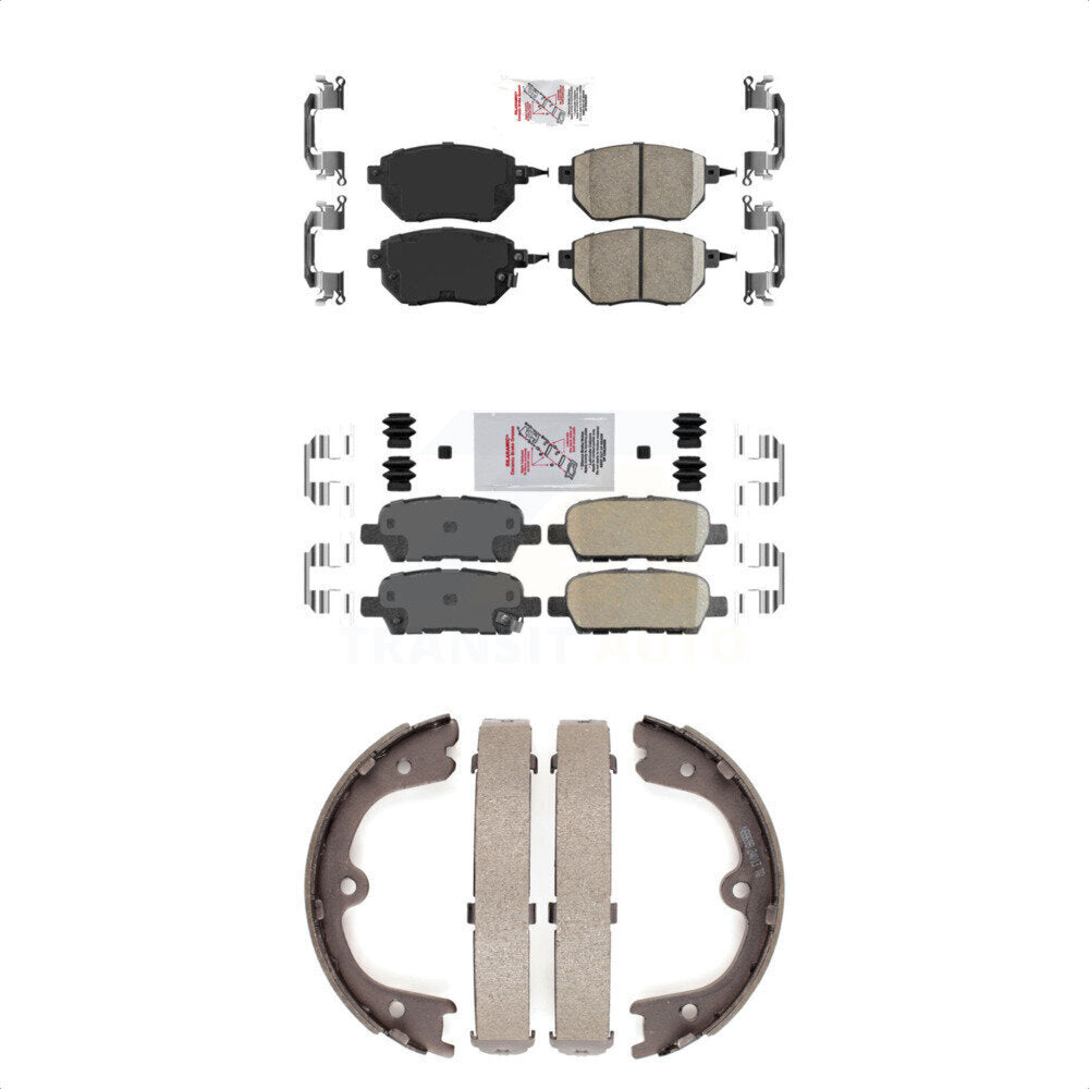 Transit Auto KNN-100608 Disc Brake Pad for 2003-2012 Nissan Murano - Front and Rear